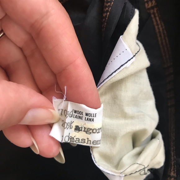 VTG BRIONI for Neiman Marcus luxury houndstooth sport coat - Picture 15 of 16